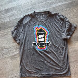 Gray Slurpee Graphic T-Shirt